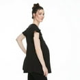 thumbnail image 2 of Paisley Sky Maternity Pintuck Blouse, 2 of 6