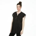 thumbnail image 4 of Paisley Sky Maternity Pintuck Blouse, 4 of 6