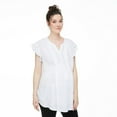 thumbnail image 4 of Paisley Sky Maternity Pintuck Blouse, 4 of 5