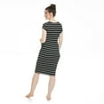 thumbnail image 3 of Paisley Sky Maternity Side Ruched Dress, 3 of 6