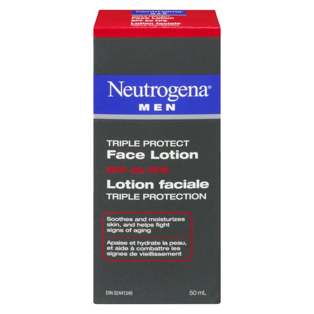Neutrogena® MEN Spf 20 Triple Protect Face Lotion Walmart.ca