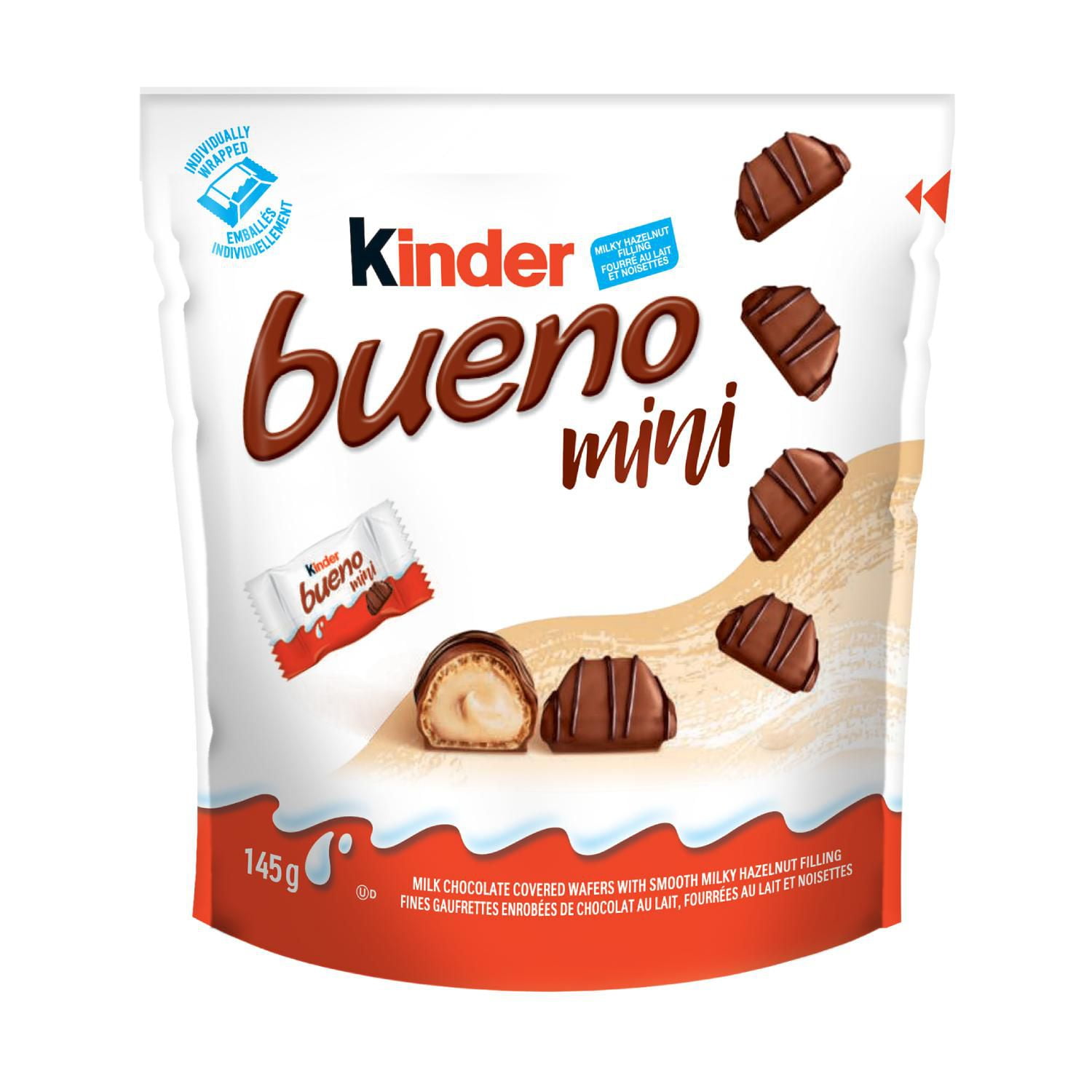 Kinder Bueno Mini Chocolate and Hazelnut Cream Candy Bars Walmart Canada