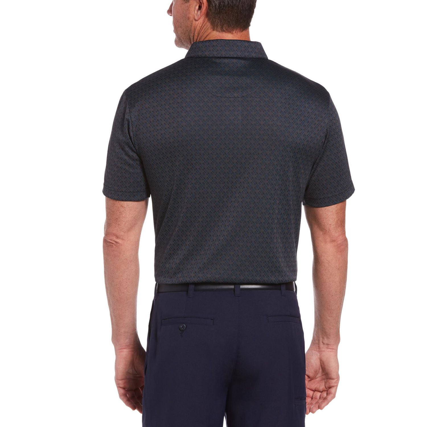 Polo de golf texturé Performance à manches courtes pour hommes