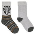 thumbnail image 1 of Athletic Works Boys' Thermal Crew Socks 2-Pack, 1 of 1