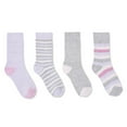 thumbnail image 1 of George Girls' Crew Socks 4-Pack, 1 of 1