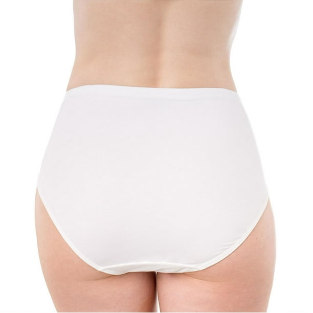 Elita Silk Magic Women's Microfiber High Cut Brief Underwear 