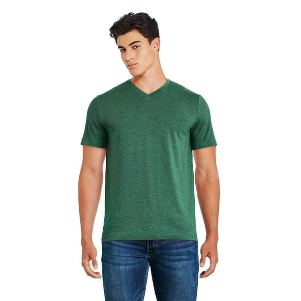 T-shirt extensible à encolure en V George pour hommes 