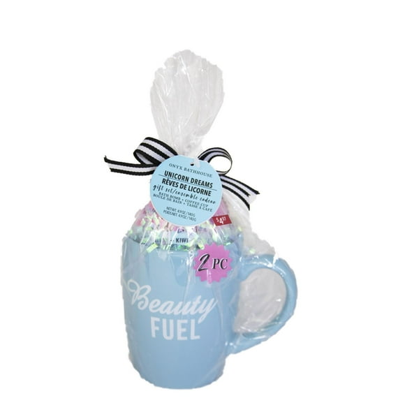 Onyx Unicorn Dreams Beauty Fuel Mug & Bath Bomb Gift