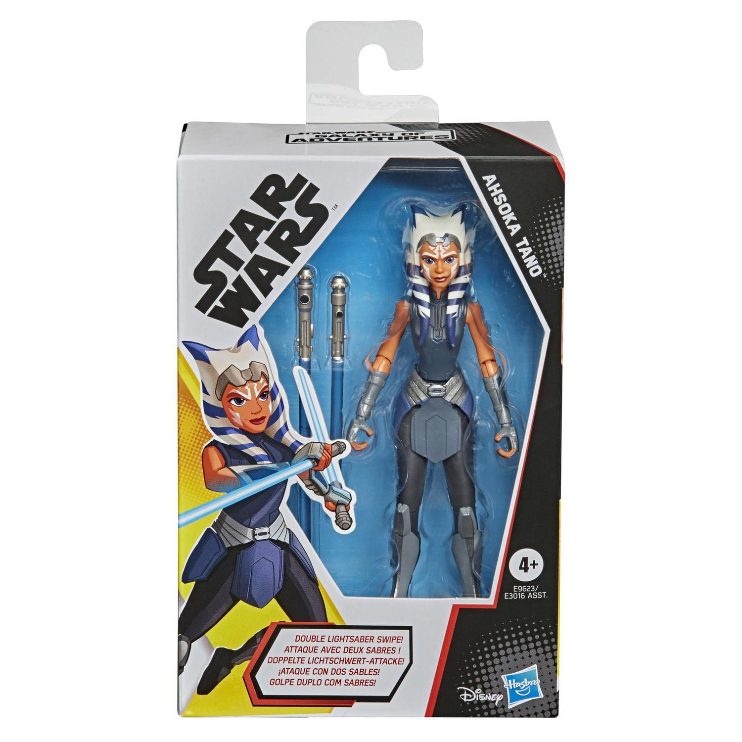 Star Wars Galaxy of Adventures Ahsoka Tano Toy Action Figure | Walmart ...