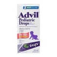 thumbnail image 1 of Advil Pediatric Drops Dye Free Grape 24 ml, 1 of 10