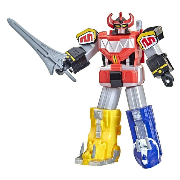 Power Rangers Mighty Morphin Dino Megazord Retro Style Zord Action ...