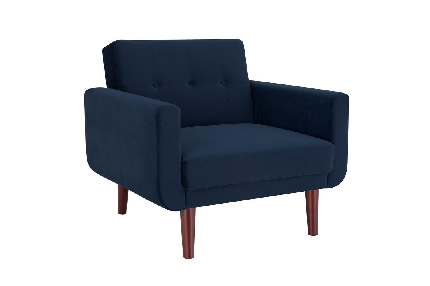 DHP Nola Modern Velvet Chair, Grey | Walmart Canada