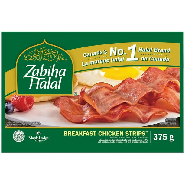 Zabiha Halal Breakfast Chicken Strips, 375 g