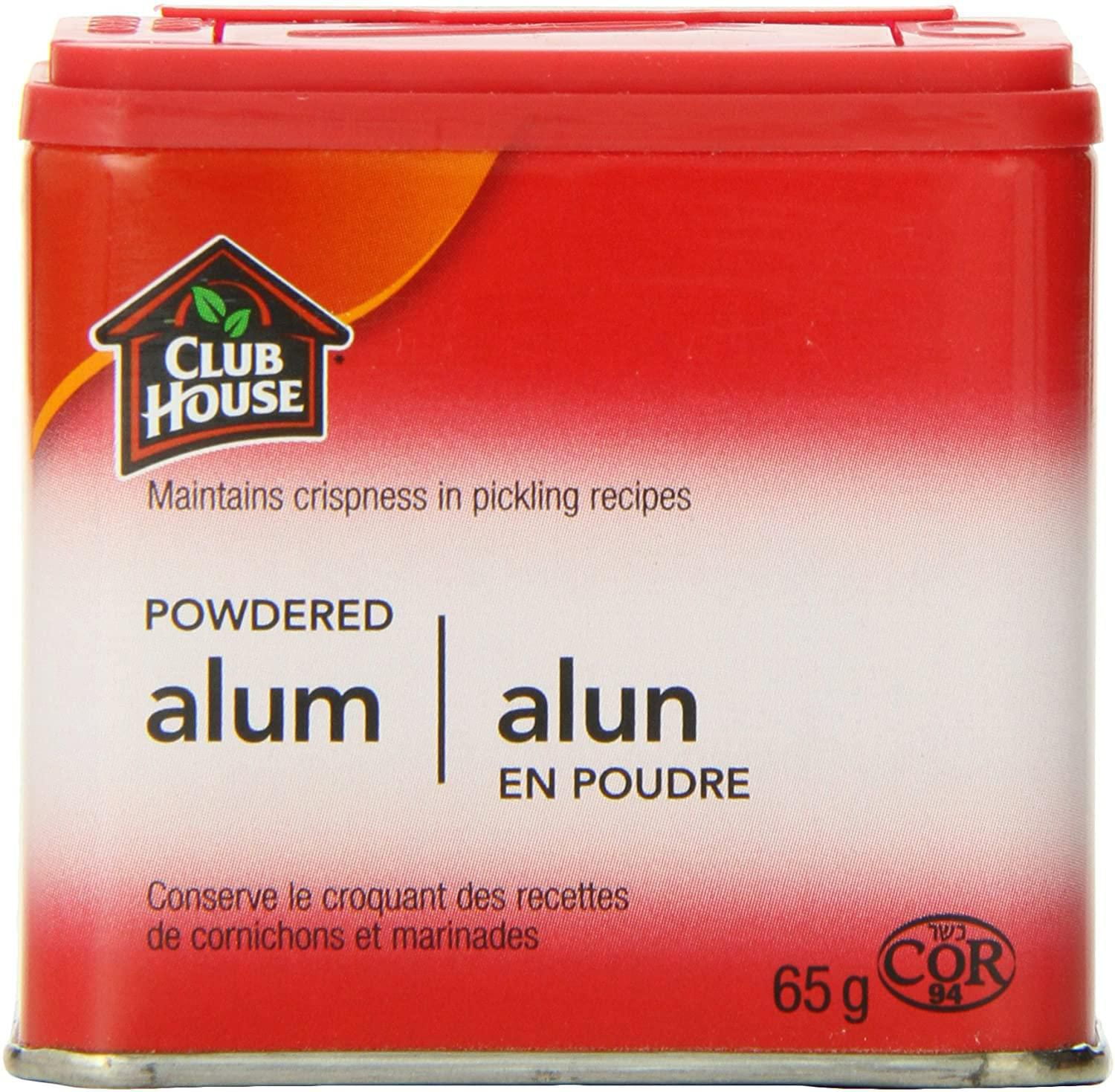 Club House, Powdered Alum, 65g Walmart Canada
