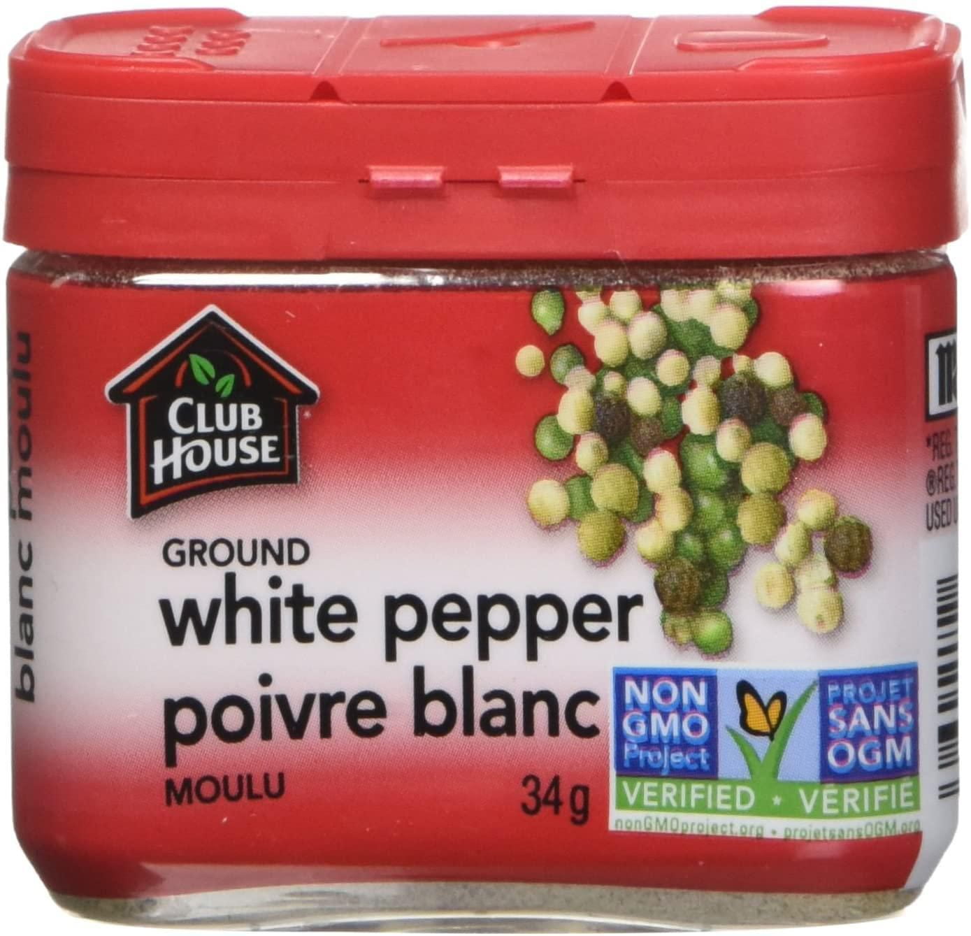 Club House, Ground White Pepper, 34g Walmart Canada