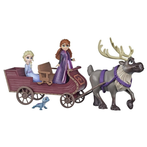 Disney La Reine des neiges 2, Amis en traîneau, inclut Anna, Elsa, Bruni,  et Sven, jouet pour enfants, à partir de 3 ans 
