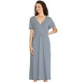 thumbnail image 1 of Robe cache-cœur mi-longueur George pour femmes, 1 of 6