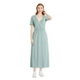 thumbnail image 1 of George Women's Wrap Front Midi Dress, 1 of 6