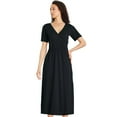 thumbnail image 1 of George Women's Wrap Front Midi Dress, 1 of 6