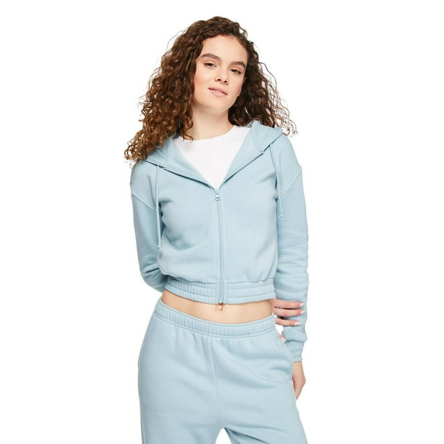 No Boundaries Women's Crop Hoodie