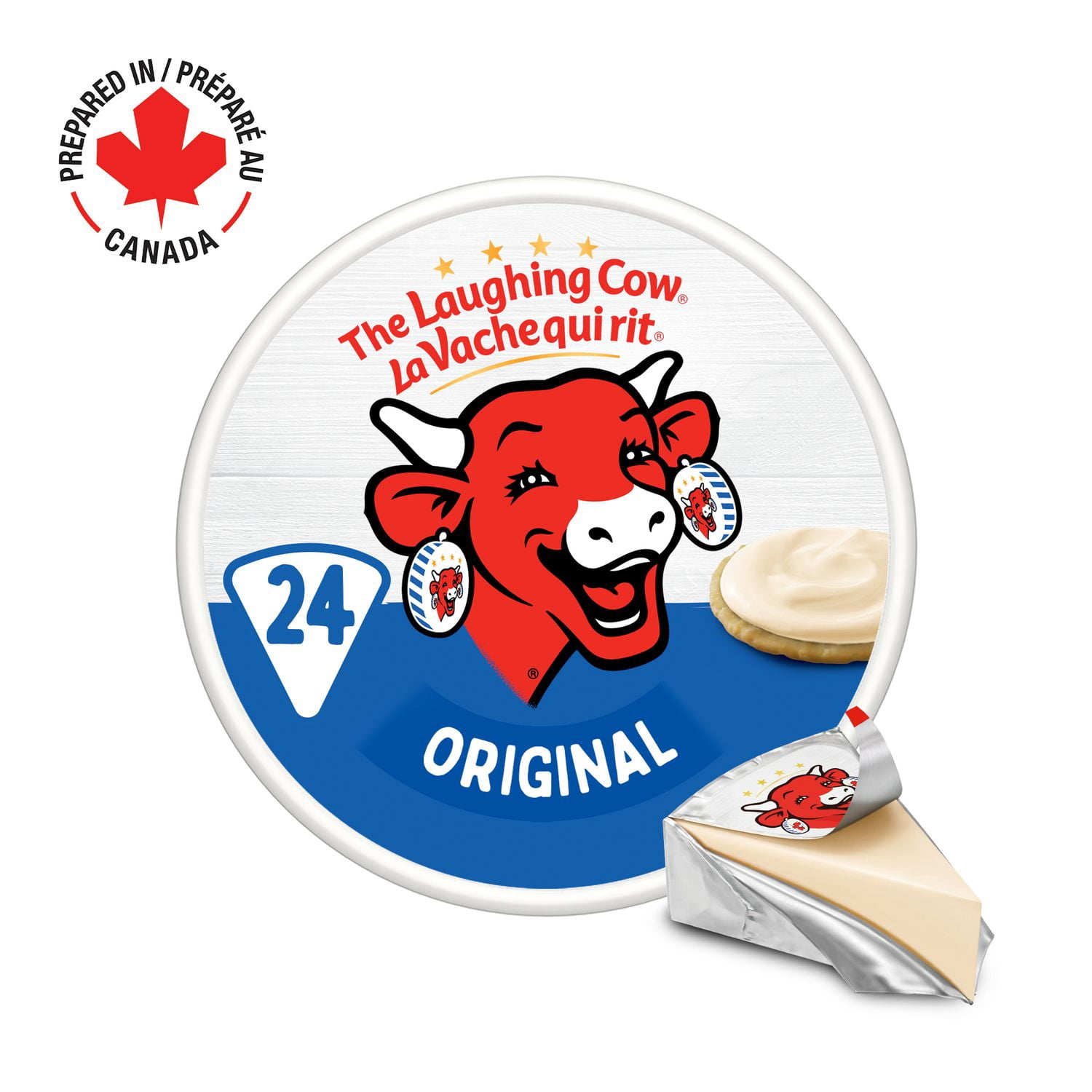 The Laughing Cow, Original, Spreadable Cheese 24P