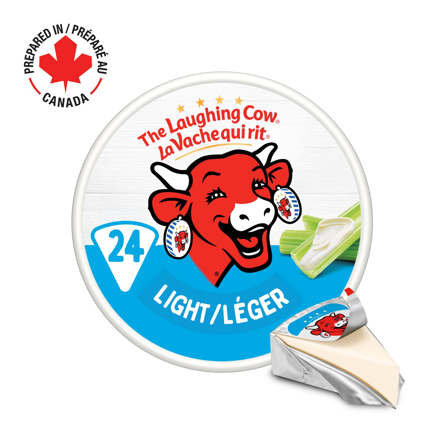 The Laughing Cow, Light, Spreadable Cheese 24P