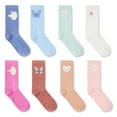 thumbnail image 1 of George Girls' Crew Socks 8-Pack, 1 of 2
