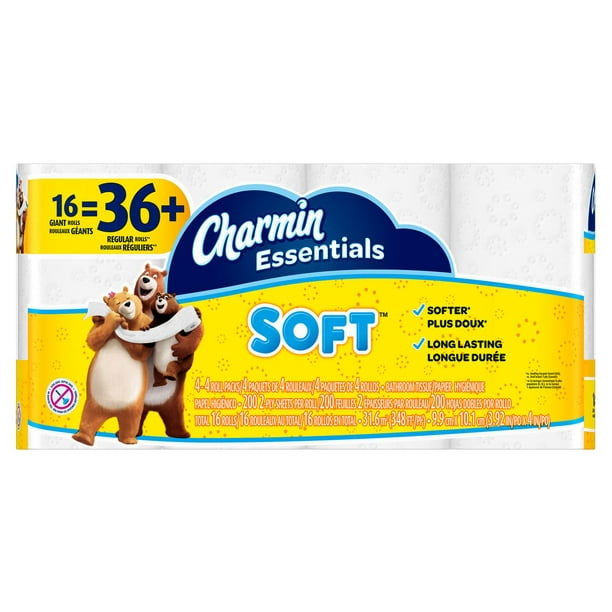 Papier hygiénique Essentials Soft de Charmin
