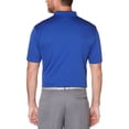 thumbnail image 2 of Ben Hogan Men's Performance Solid Ventilated short Sleeve Polo Shirt, 2 of 3