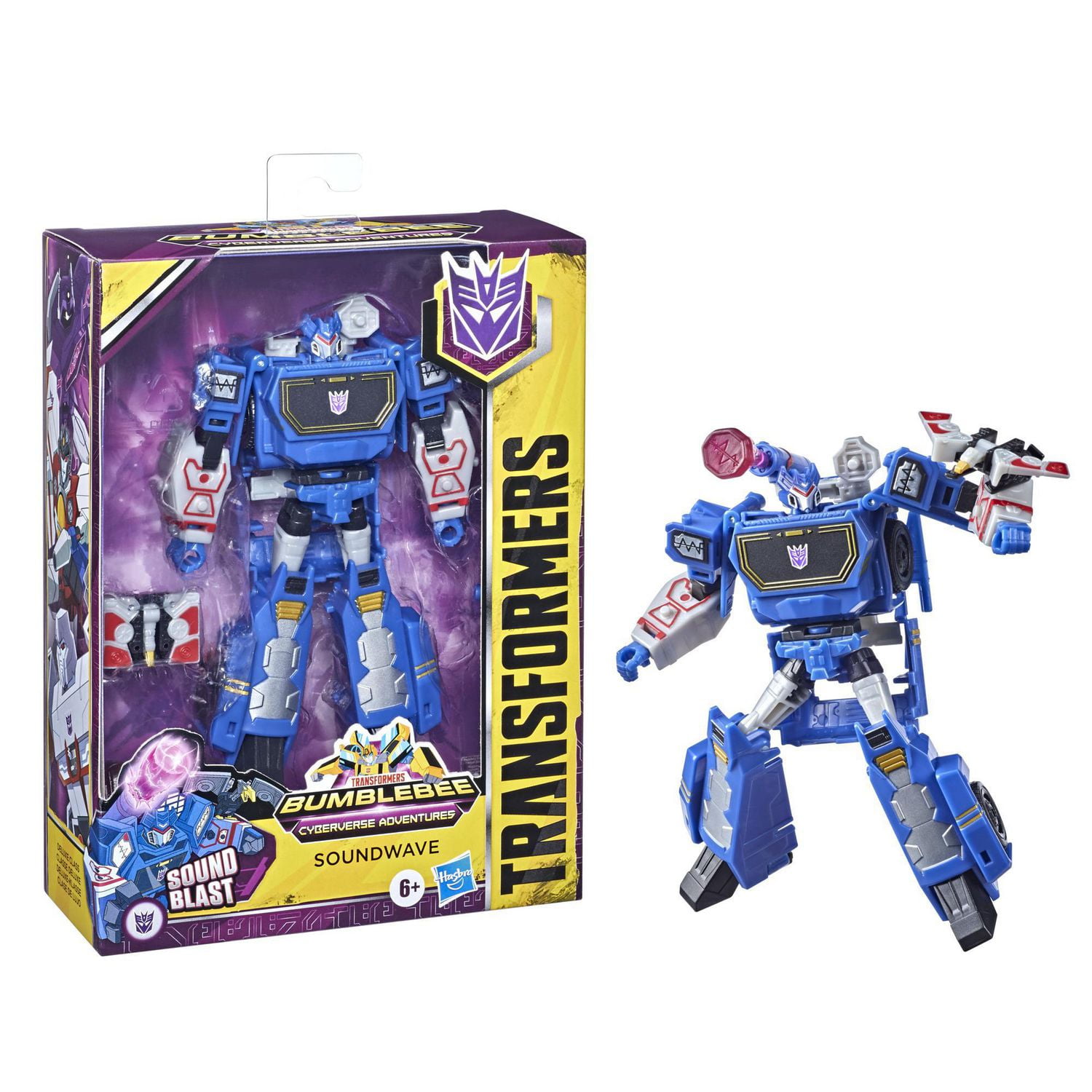 transformers cyberverse deluxe soundwave