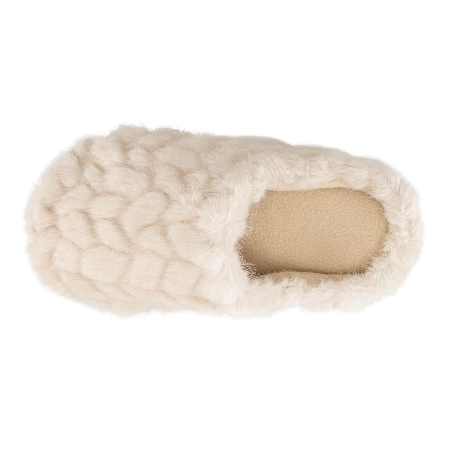 Pantoufles IsotonerMD Mavis en fausse fourrure et mousse à mémoire de forme pour femmes