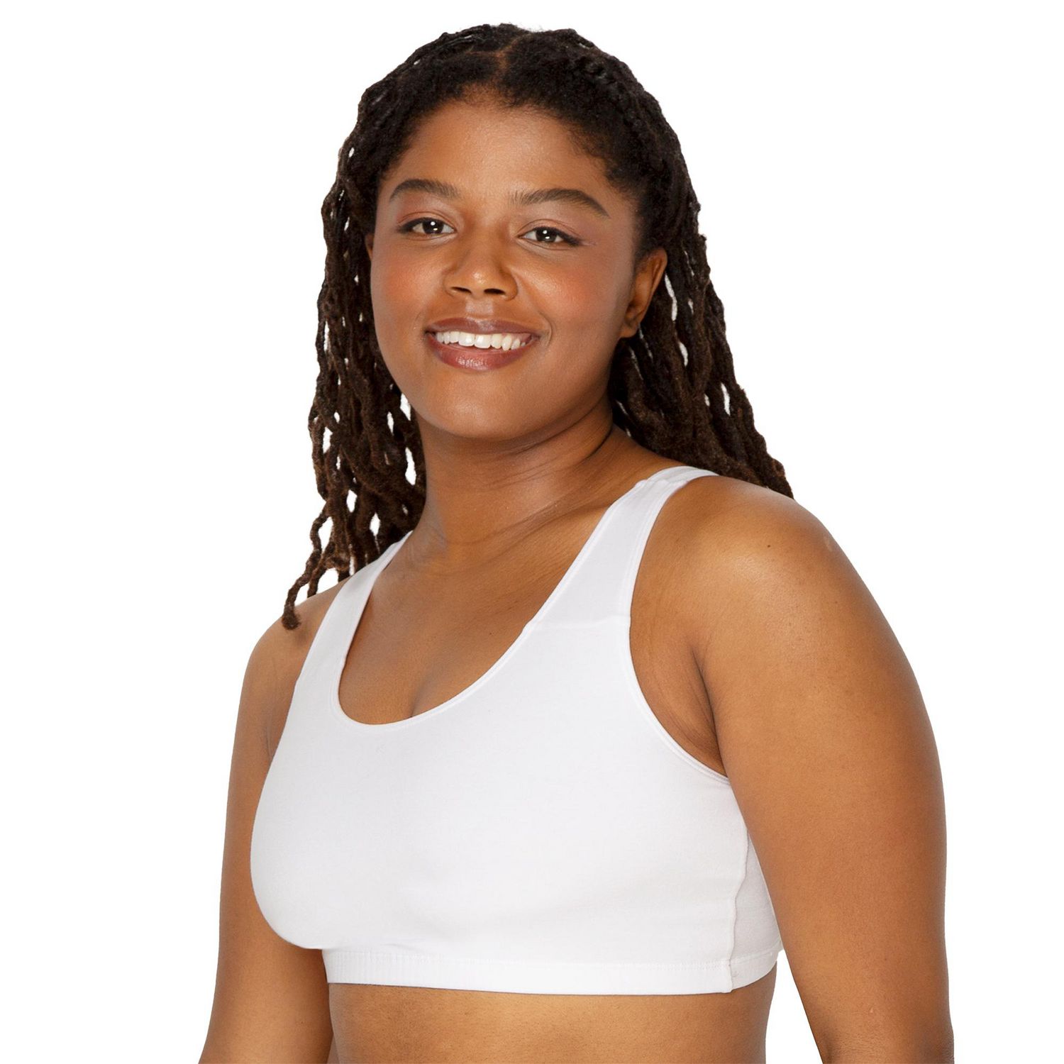 Soutien-gorge de sport en coton, style débardeur, Fruit of the Loom pour femmes