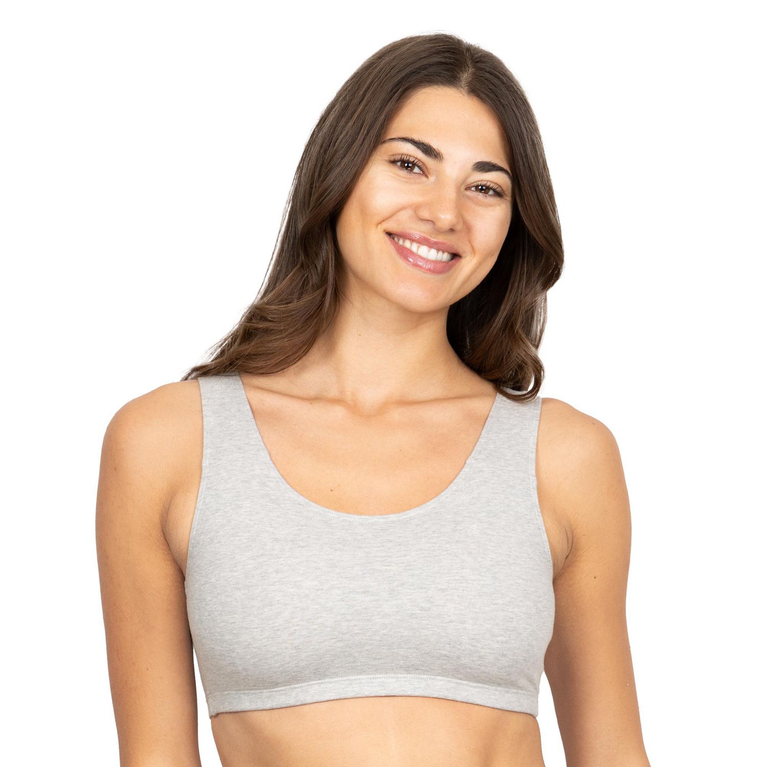 Soutien-gorge de sport en coton, style débardeur, Fruit of the Loom pour femmes