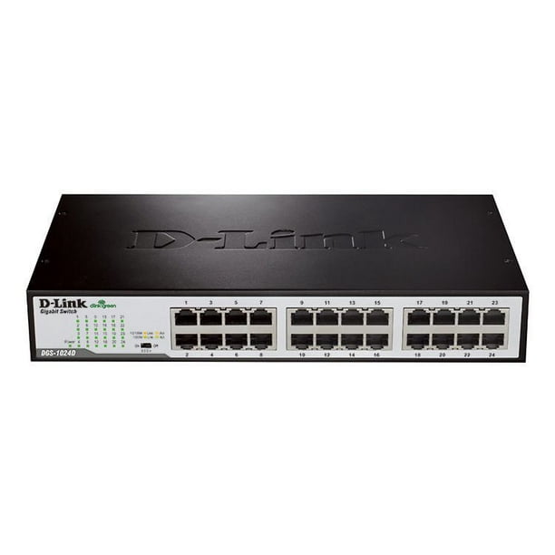 D-Link Commutateur Gigabit 24 ports - DGS-1024D