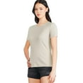 thumbnail image 2 of George Women's Short Sleeve Rib Tee, 2 of 6