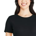 thumbnail image 4 of George Women's Short Sleeve Rib Tee, 4 of 6
