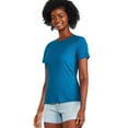 thumbnail image 2 of George Women's Short Sleeve Rib Tee, 2 of 6