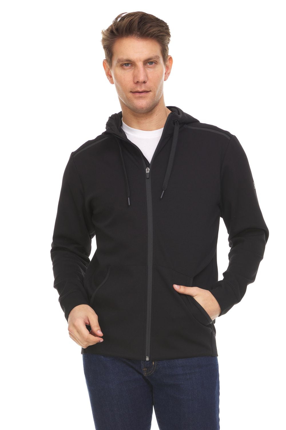 Sweat à capuche et zip intégral Swiss Tech grand froid homme