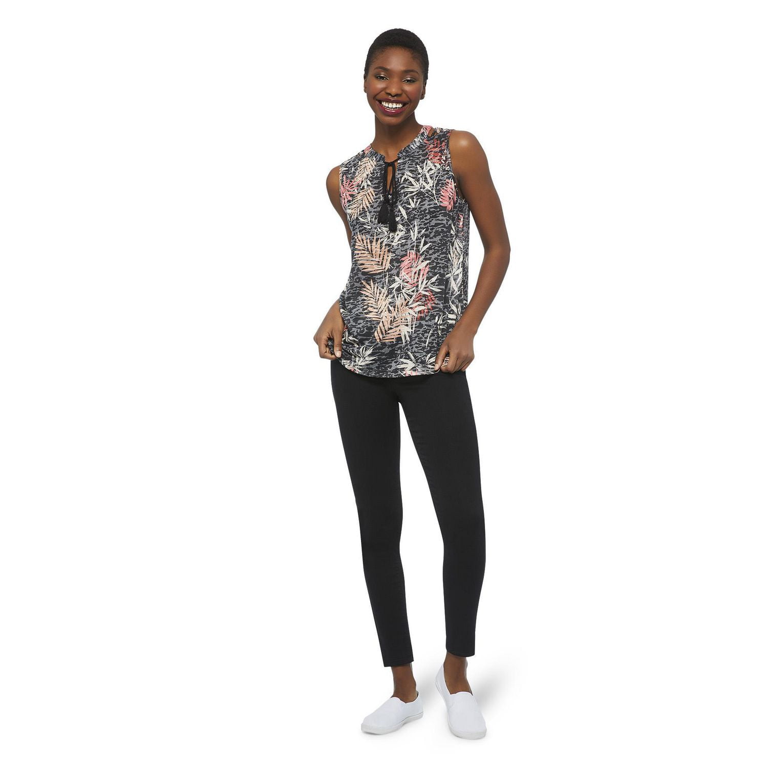 George Women's Burnout Sleeveless Top