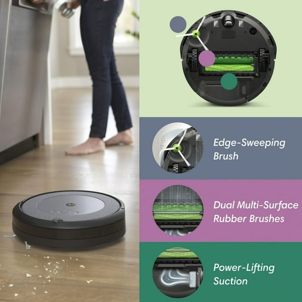 iRobot - Aspirateur robot Irobot Roomba I3+ Système d'auto Vidange