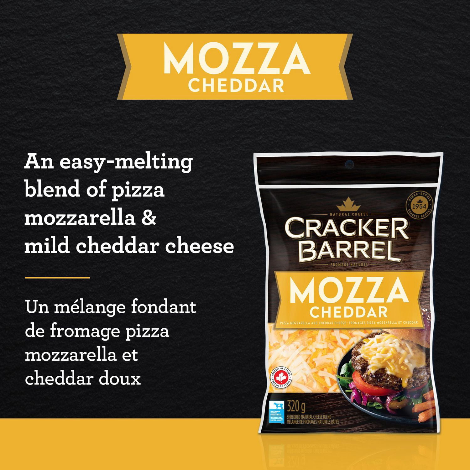 thumbnail image 4 of Cracker Barrel Mozzarella Shredded Cheese, 4 of 7