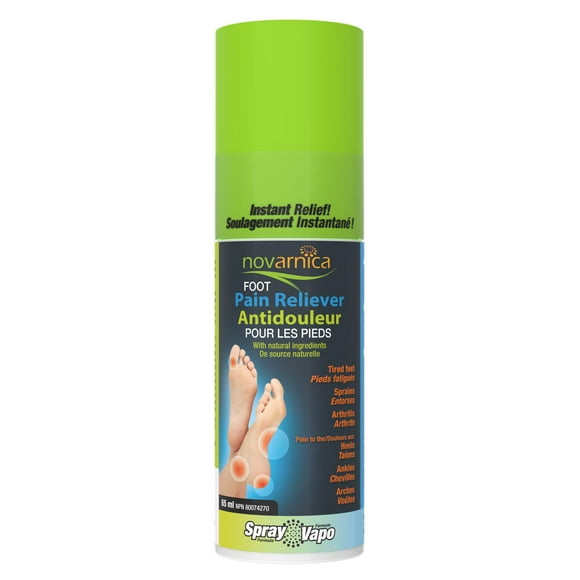 Novarnica foot pain reliever spray 65m, Foot muscle and joint pain relief