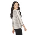 thumbnail image 2 of George Women's Striped V-Neck Tee, 2 of 6