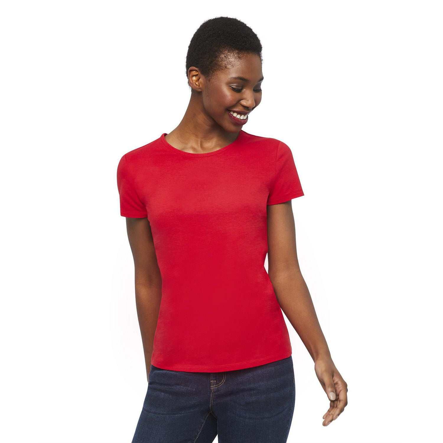 T shirt rouge femme online