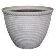 thumbnail image 1 of Hometrends/12 inch Rope Resin Planter/ Nature, 1 of 2