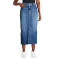 thumbnail image 1 of George Women's Midi Denim Skirt, 1 of 6