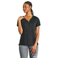 thumbnail image 1 of George Women's Henley Tee, 1 of 6