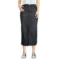 thumbnail image 1 of George Women's Midi Denim Skirt, 1 of 6