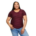 thumbnail image 1 of Iyla Women's Plus Short Sleeve Ripple Tee, 1 of 6
