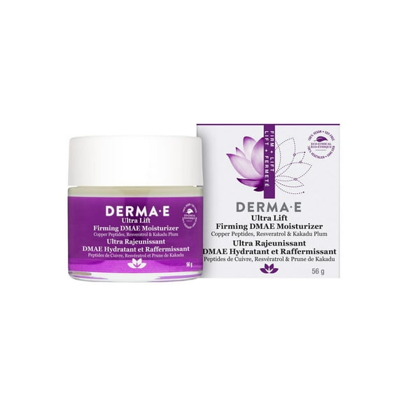 Derma E Ultra Lift Firming DMAE Moisturizer with Copper Peptides & Resveratrol, 2 oz